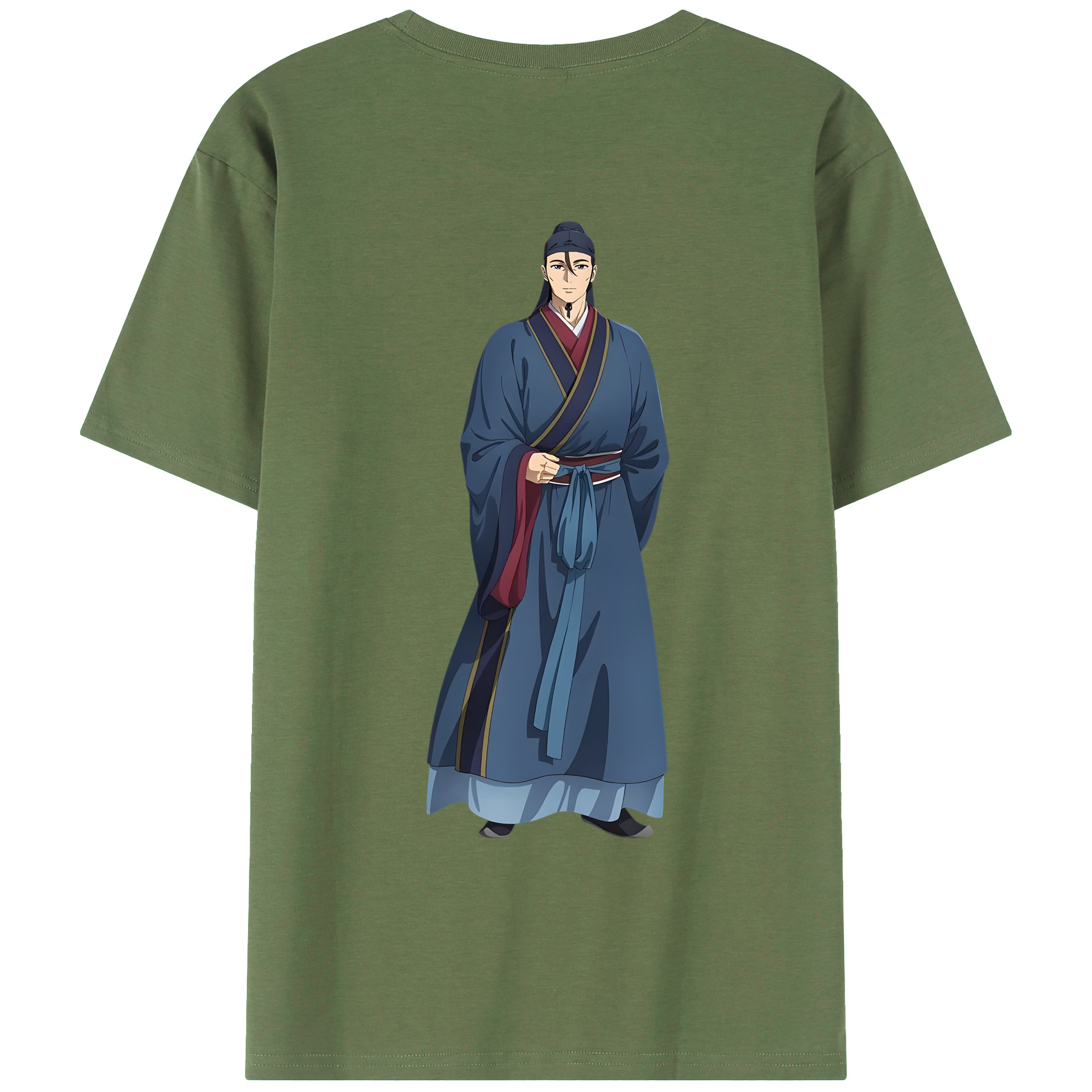 （画像用） 薬屋のひとりごと The Apothecary Diaries 綿100％ メンズ半袖Tシャツ（バックプリント） 通気性